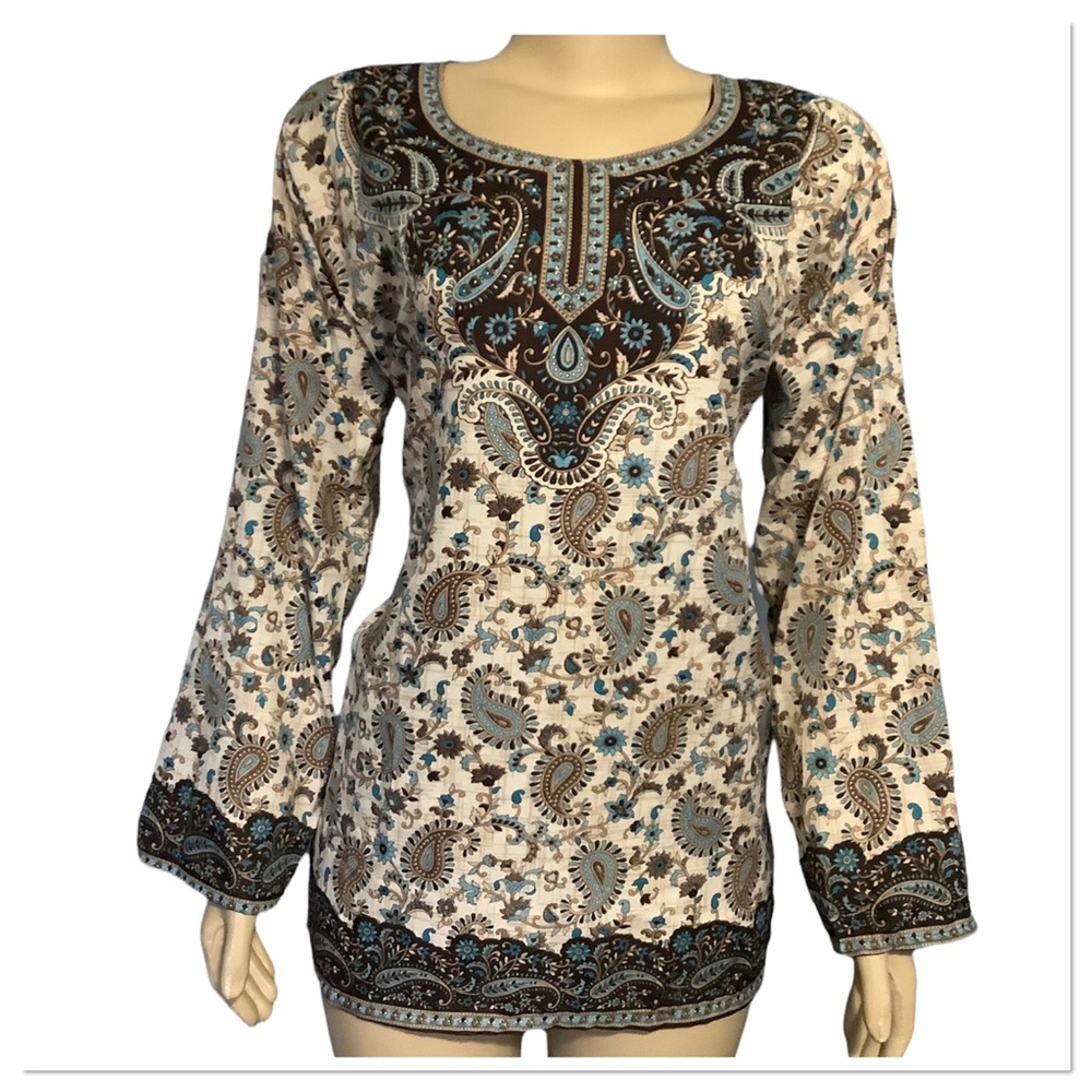 ♨️ Printed Tunic Top